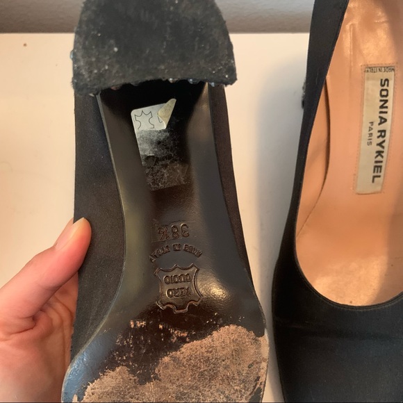 Sonia Rykiel satin shoes - Picture 5 of 5